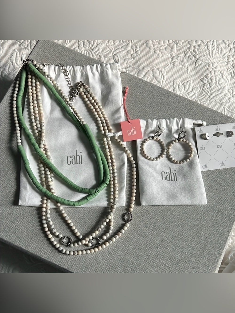 CAbi #2842 Adventure Necklace and Earrings Spring 22